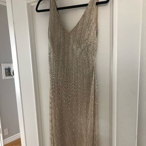 Aidan Mattox beaded gown